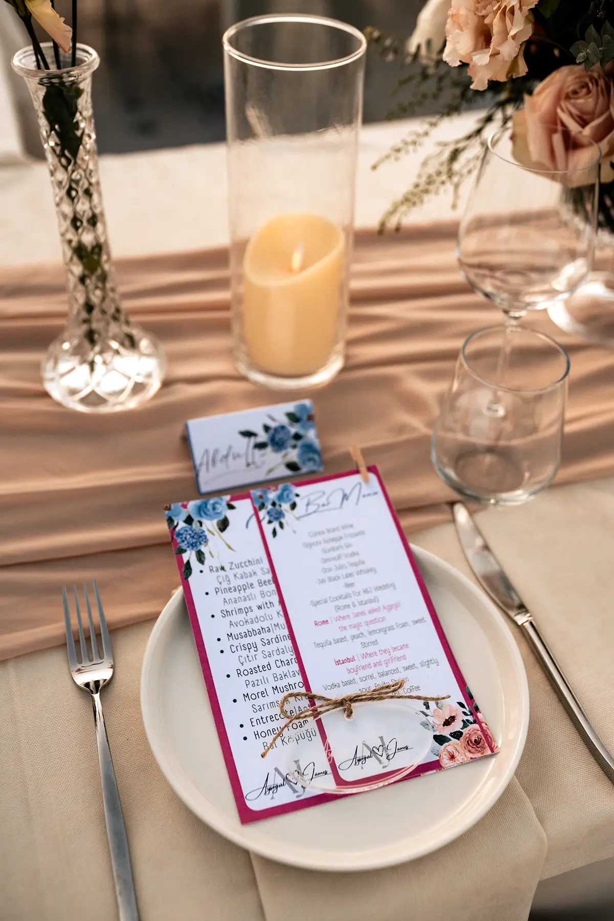 Düğün yemek menüsü